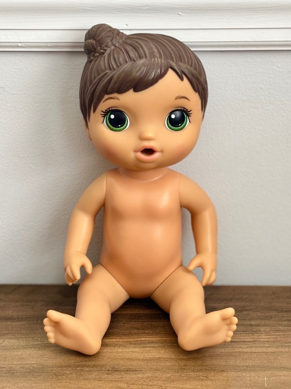 Baby Alive Face Paint Fairy Doll Brown Hair Girl Kids Toy Hasbro 2016 12" Doll